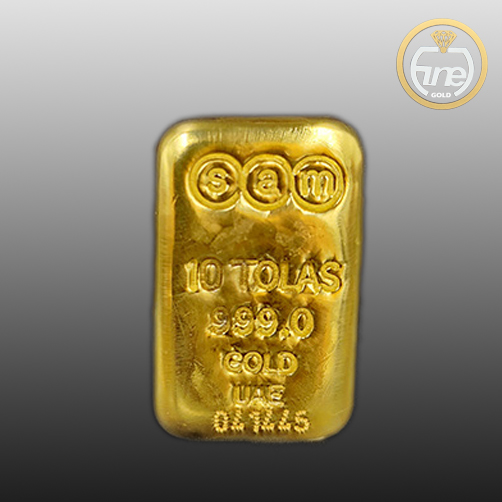10 TOLA (116.64 GM)  UAE GOLD BAR